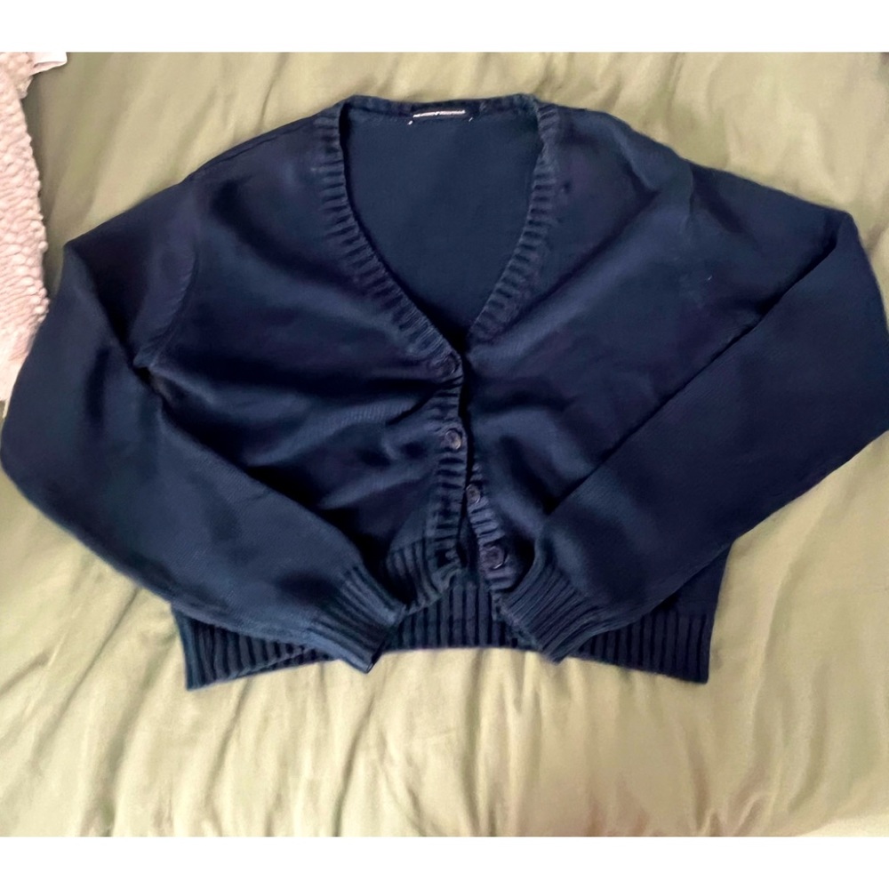 Brandy Melville blue button sweater